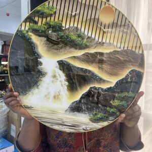 ROUND PVC WALL ART 50cm - 007