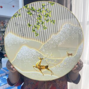 ROUND PVC WALL ART 50cm - 004