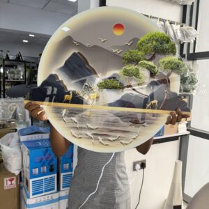 LUXURY ART WITH LED LIGHT 60X70CM