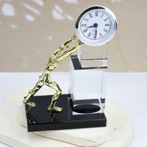 GOLDEN MAN CLOCK