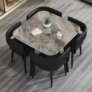 MARBLE DINING TABLE - 4 SEATER