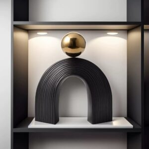 ARCH GOLDEN BALL DECOR