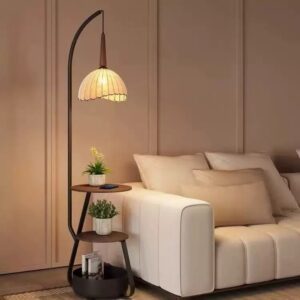 FLOOR LAMP 2 STEP WOOD