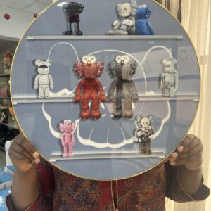 ROUND PVC WALL ART 50cm - 018