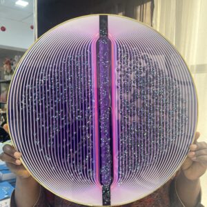 ROUND PVC WALL ART 50cm - 015