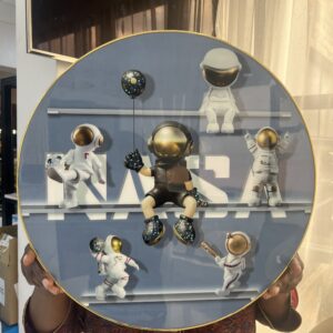 ROUND PVC WALL ART 50cm - 013