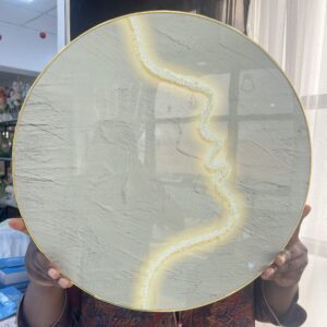 ROUND PVC WALL ART 50cm - 012