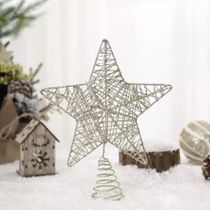 CHRISTMAS TREE TOPPER SILVER